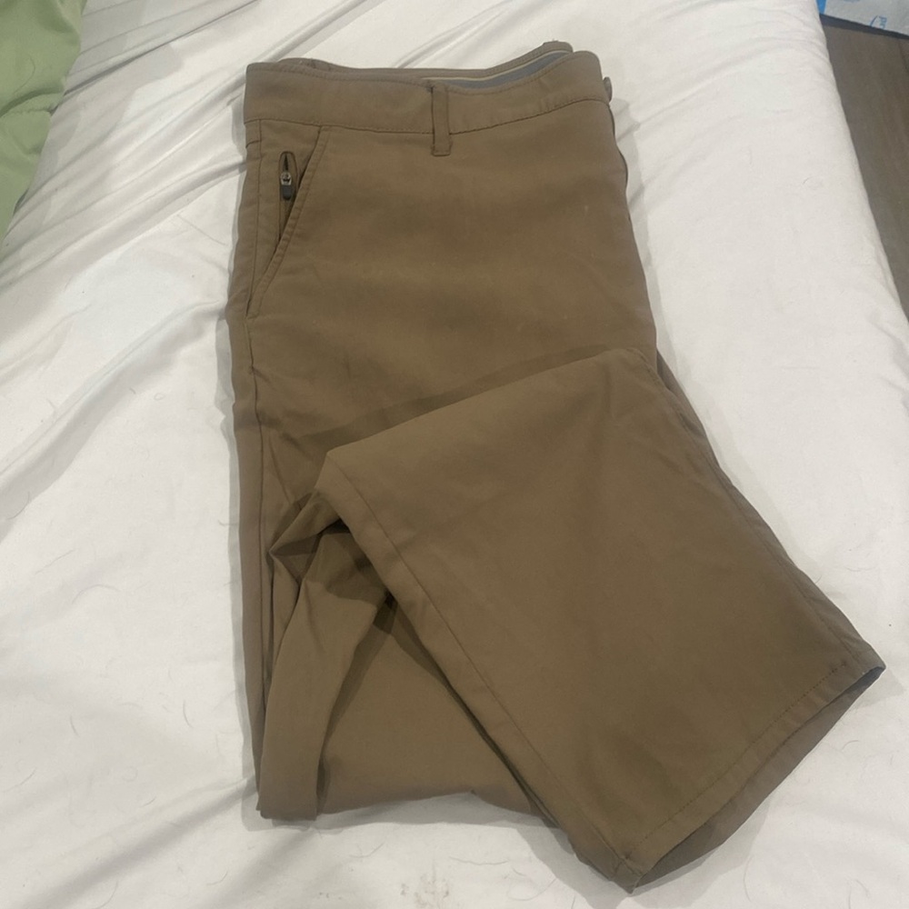 Vintage tan nylon pants